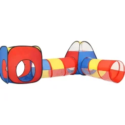vidaXL Tienda de juego de niños con 250 bolas 90x264x90 cm Multicolor 1 Outlet