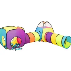 vidaXL Tienda de juego de niños con 250 bolas 90x264x90 cm Multicolor 1 Best