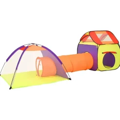 vidaXL Tienda de juego de niños con 250 bolas multicolor 338x123x111cm Multicolor 2 Hot