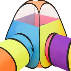 vidaXL Tienda de juego de niños con 250 bolas 190x264x90 cm Multicolor Discount