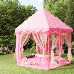 vidaXL Tienda de juegos de princesa rosa Hot