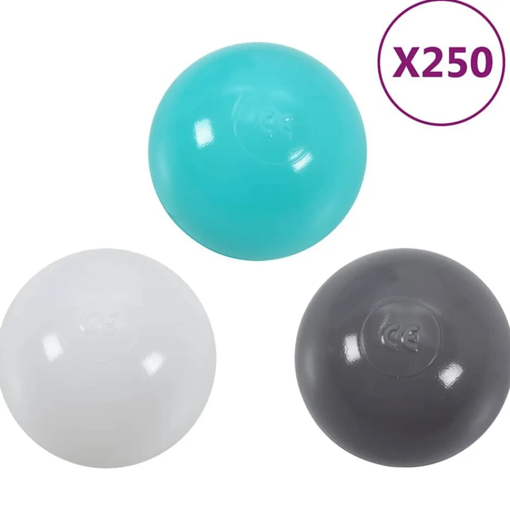 vidaXL Tienda de juegos diseño de elefante 250 bolas gris 174x86x101cm Multicolor 1 Best