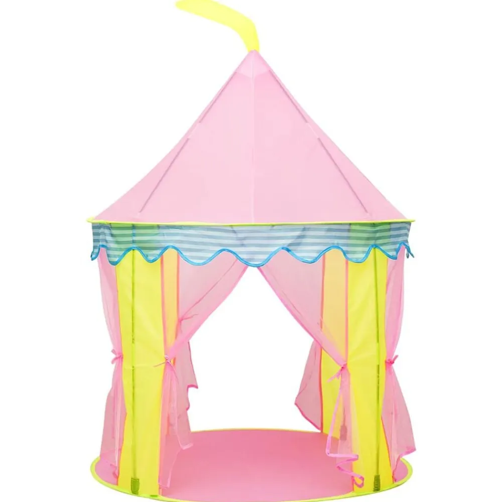 vidaXL Tienda de juegos para niños con 250 bolas rosa 100x100x127 cm Multicolor 2 Outlet