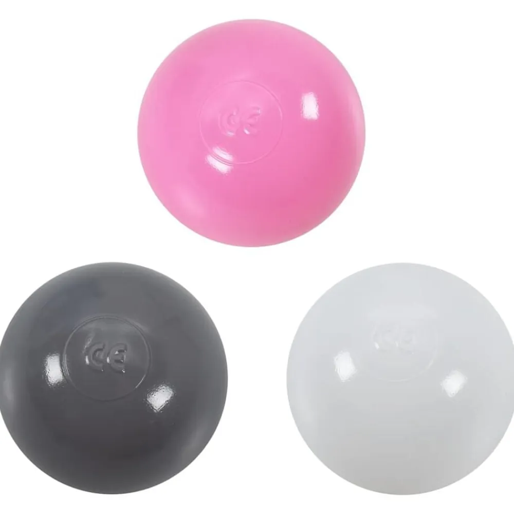 vidaXL Tienda de juegos para niños con 250 bolas rosa 100x100x127 cm Multicolor 2 Outlet
