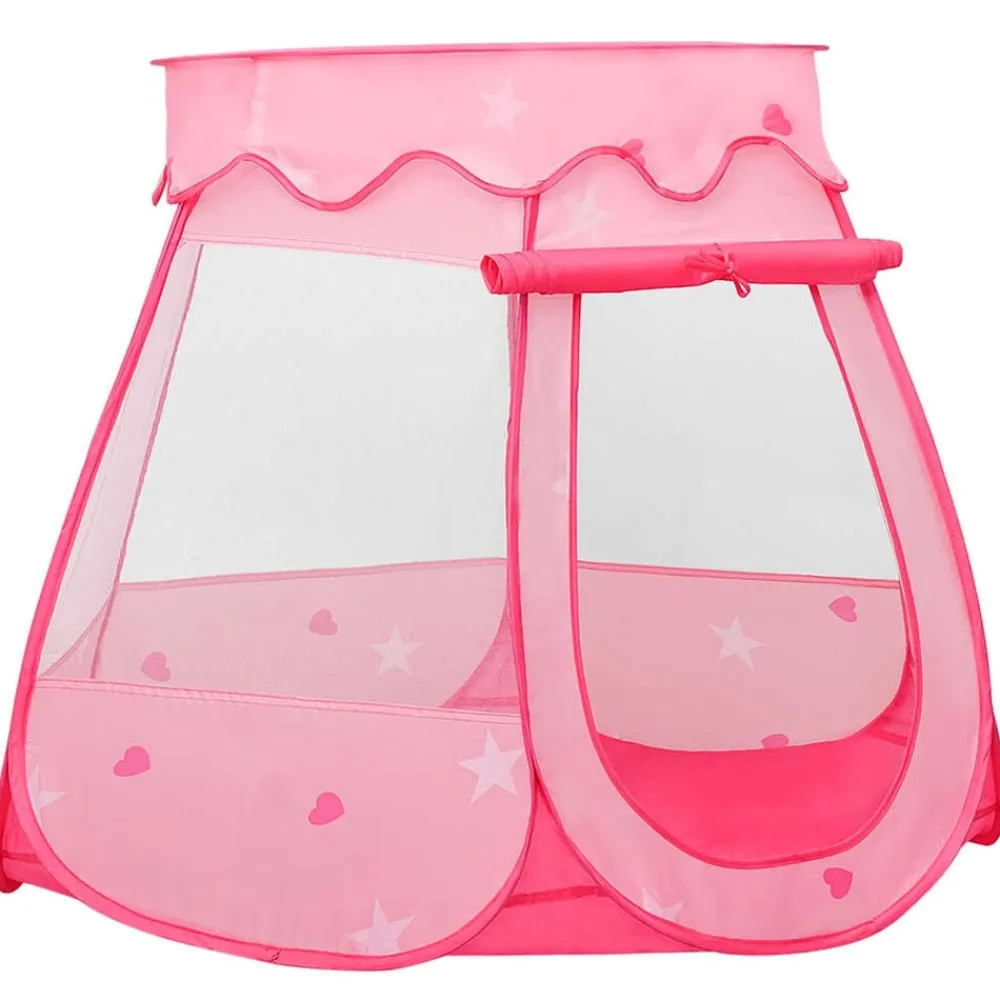 vidaXL Tienda de juegos para niños 102x102x82 cm Rosa Clearance