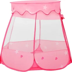vidaXL Tienda de juegos para niños 102x102x82 cm Rosa Clearance