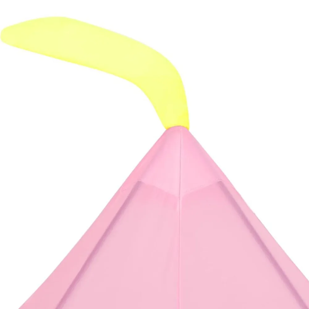 vidaXL Tienda de juegos para niños con 250 bolas rosa 100x100x127 cm Multicolor
