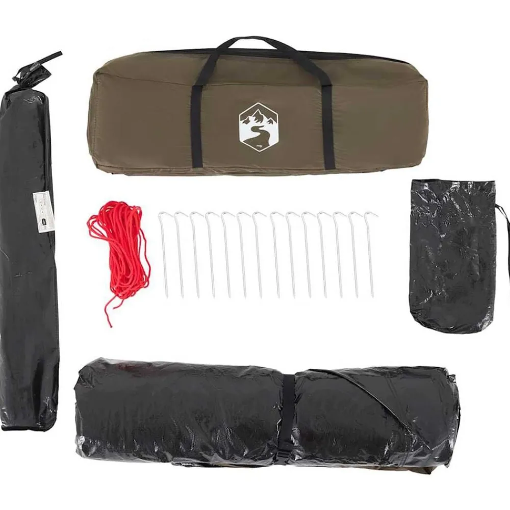 vidaXL Actividades Al Aire Libre-Tienda de pesca 4 personas impermeable