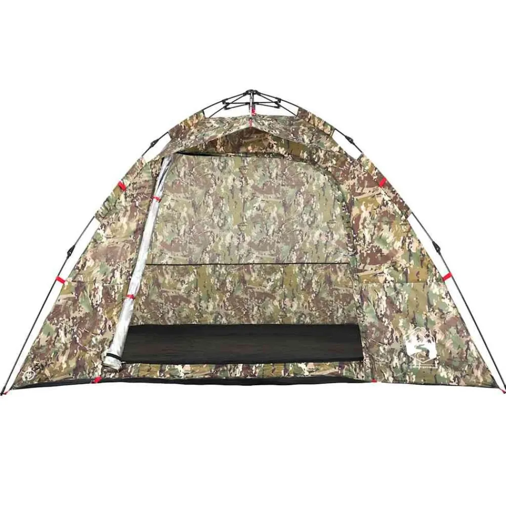 vidaXL Tienda de pesca 4 personas apertura rápida Camuflaje Clearance