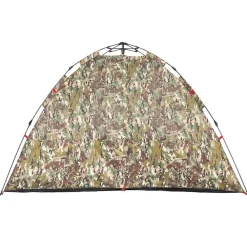 vidaXL Tienda de pesca 4 personas apertura rápida Camuflaje Clearance