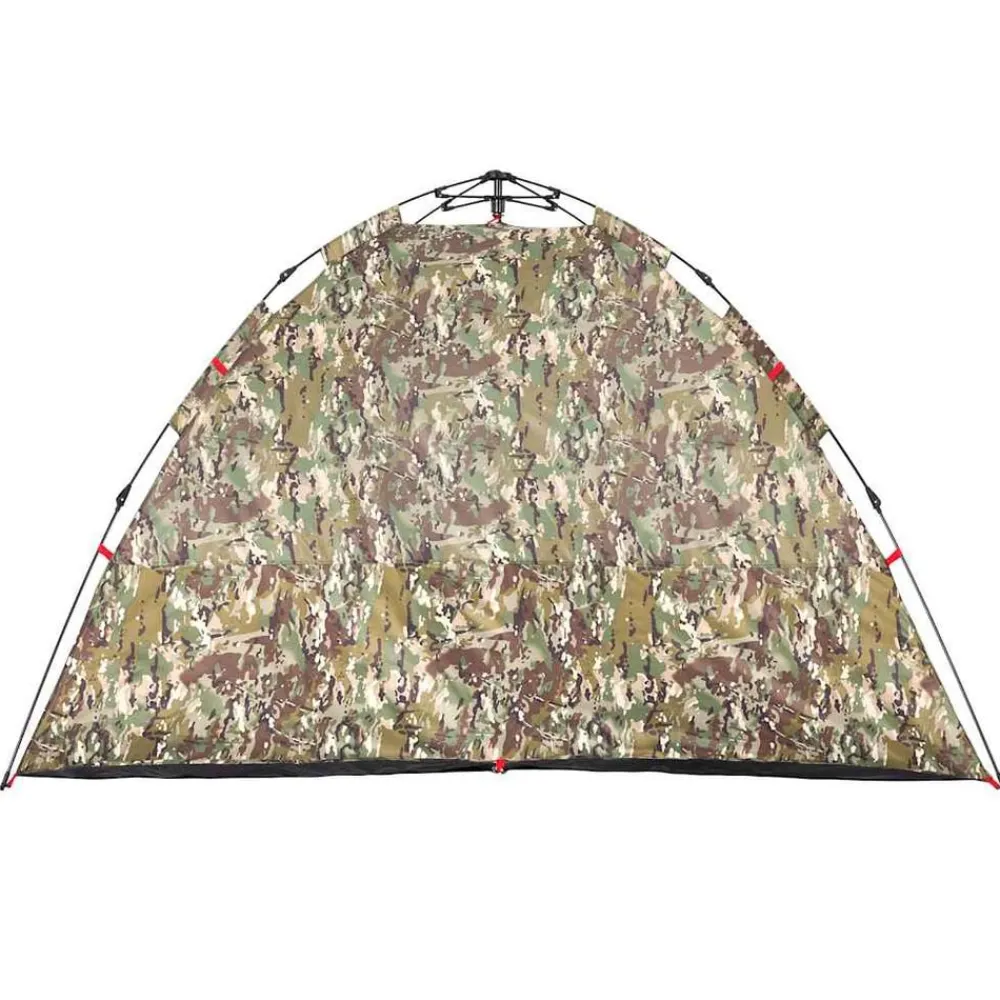 vidaXL Tienda de pesca 4 personas apertura rápida Camuflaje Clearance