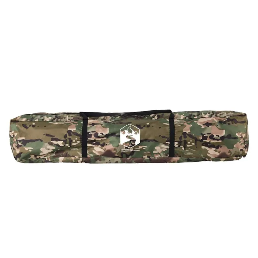 vidaXL Tienda de pesca 4 personas apertura rápida Camuflaje Clearance