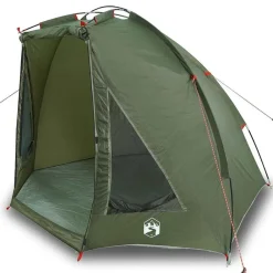 vidaXL Tienda de pesca impermeable Verde oliva Clearance