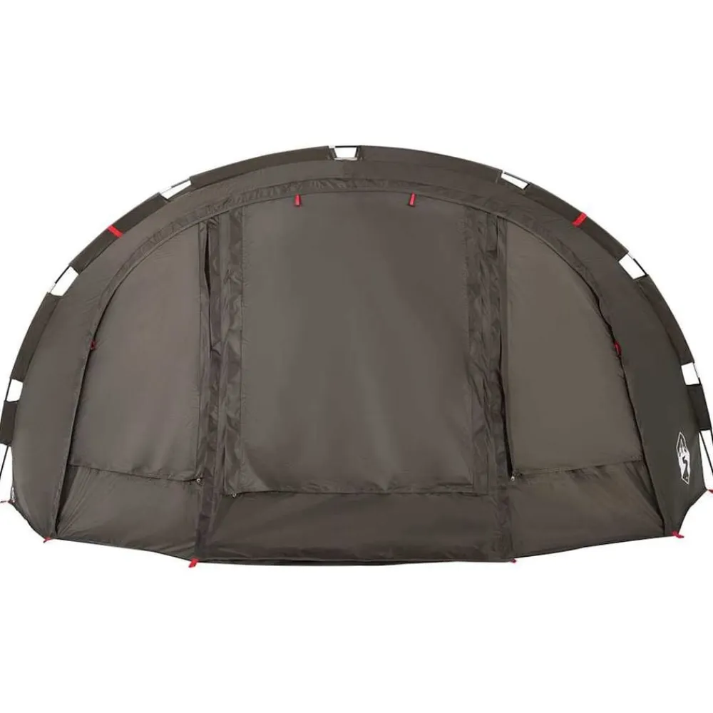 vidaXL Actividades Al Aire Libre-Tienda de pesca para 4 personas impermeable marrón