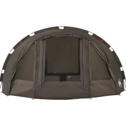 vidaXL Actividades Al Aire Libre-Tienda de pesca para 4 personas impermeable marrón
