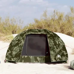 vidaXL Tienda de pesca para 3 personas impermeable Camuflaje Online