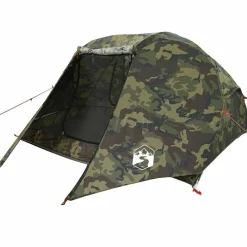 vidaXL Tienda de pesca para 3 personas impermeable Camuflaje Online