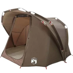 vidaXL Tienda de pesca para 4 personas impermeable marrón Marr&oacute;n Online