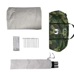 vidaXL Actividades Al Aire Libre-Tienda de pesca para 2 personas impermeable