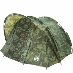vidaXL Tienda de pesca para 2 personas impermeable Camuflaje Best