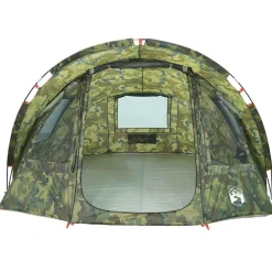 vidaXL Tienda de pesca para 2 personas impermeable Camuflaje Best