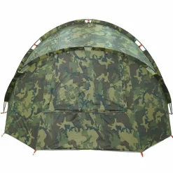 vidaXL Tienda de pesca para 2 personas impermeable Camuflaje Best