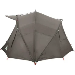 vidaXL Tienda de pesca para 5 personas impermeable Gris