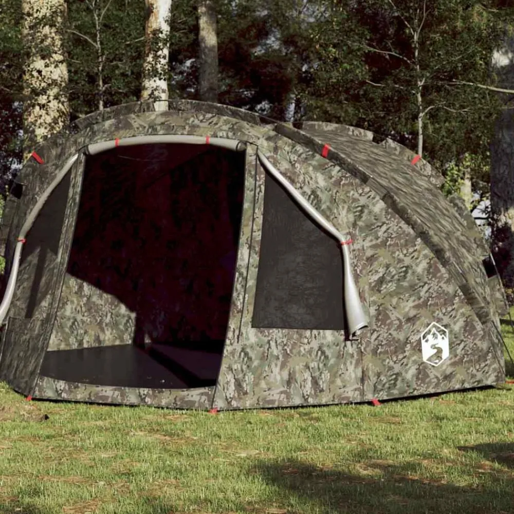 vidaXL Actividades Al Aire Libre-Tienda de pesca para 4 personas impermeable