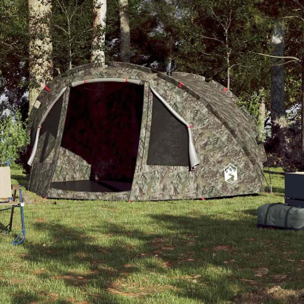 vidaXL Actividades Al Aire Libre-Tienda de pesca para 4 personas impermeable