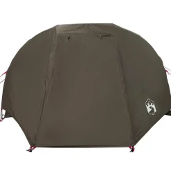vidaXL Tienda de pesca para 3 personas impermeable marrón Marrón