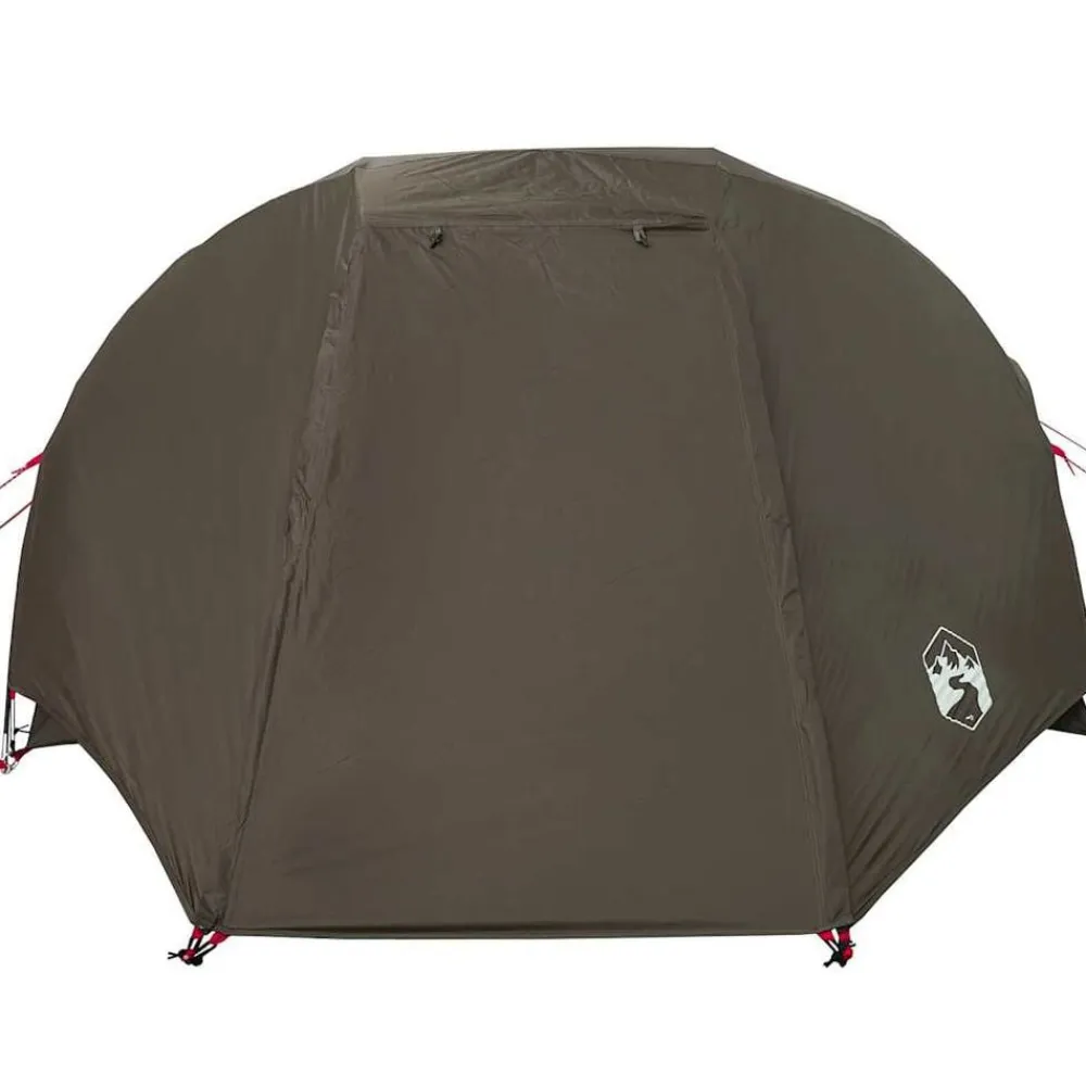 vidaXL Tienda de pesca para 3 personas impermeable marrón Marrón