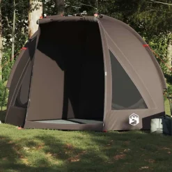 vidaXL Tienda de pesca para impermeable marrón Marr&oacute;n Outlet