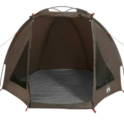 vidaXL Tienda de pesca para impermeable marrón Marrón Outlet
