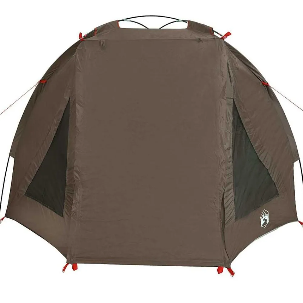 vidaXL Tienda de pesca para impermeable marrón Marrón Outlet