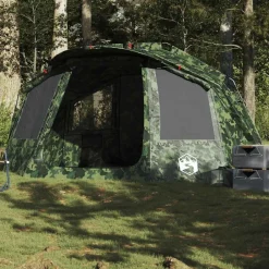 vidaXL Tienda de pesca para 5 personas impermeable Camuflaje Best