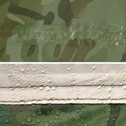 vidaXL Tienda de pesca para 5 personas impermeable Camuflaje Best