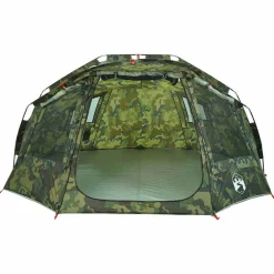 vidaXL Tienda de pesca para 5 personas impermeable Camuflaje Best