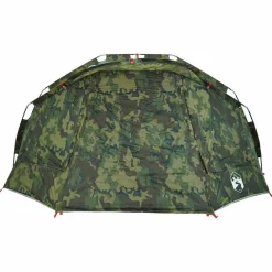 vidaXL Tienda de pesca para 5 personas impermeable Camuflaje Best