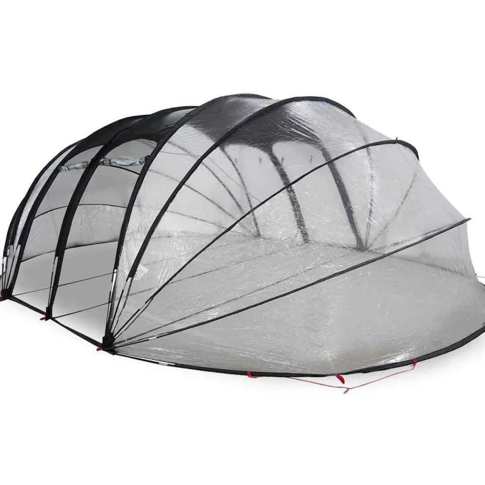 vidaXL Tienda de piscina tipo cúpula 538 x 440 x 204 cm Transparente Online