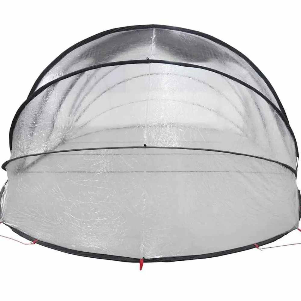 vidaXL Tienda de piscina tipo cúpula 538 x 440 x 204 cm Transparente Online