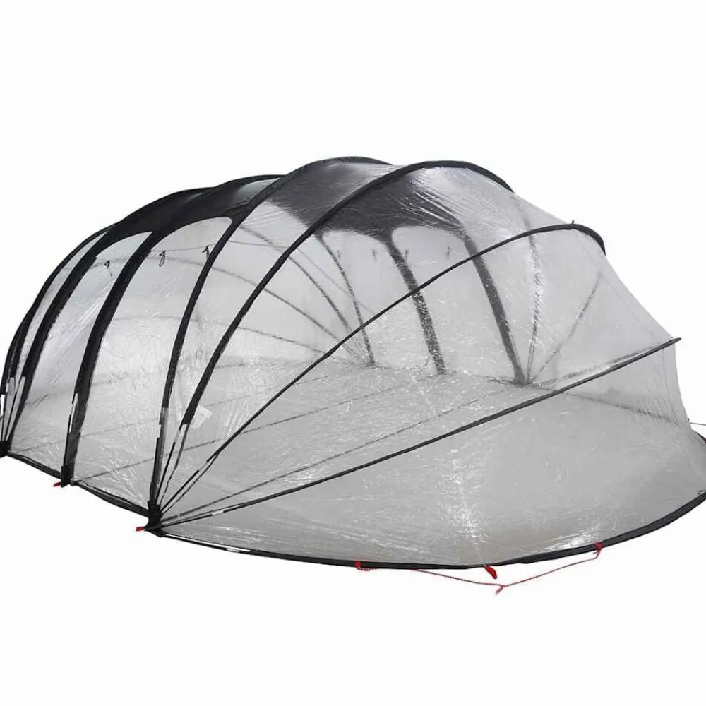 vidaXL Tienda de piscina tipo cúpula 538 x 440 x 204 cm Transparente Online