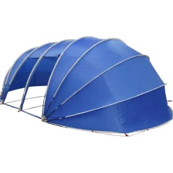 vidaXL Piscina Y Spa-Tienda de piscina tipo cúpula 538 x 440 x 204 cm