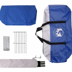 vidaXL Piscina Y Spa-Tienda de piscina tipo cúpula 538 x 440 x 204 cm