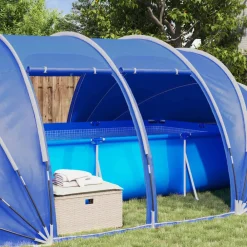 vidaXL Piscina Y Spa-Tienda de piscina tipo cúpula 538 x 440 x 204 cm
