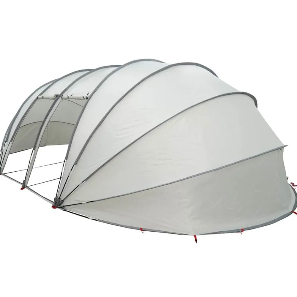 vidaXL Tienda de piscina tipo cúpula 538 x 440 x 204 cm Gris Hot