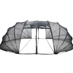 vidaXL Piscina Y Spa-Tienda de piscina tipo cúpula 538 x 440 x 204 cm