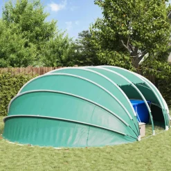 vidaXL Piscina Y Spa-Tienda de piscina tipo cúpula 538 x 440 x 204 cm