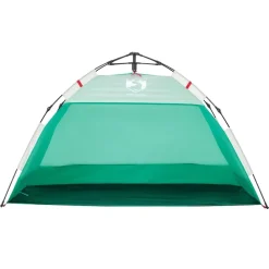 vidaXL Tienda de playa 2 personas impermeable apertura rápida Verde Online