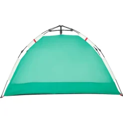 vidaXL Tienda de playa 2 personas impermeable apertura rápida Verde Online