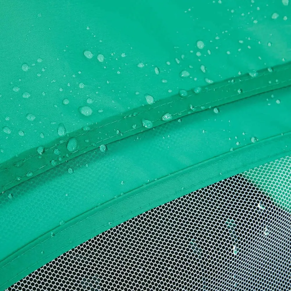 vidaXL Tienda de playa 3 personas impermeable apertura rápida verde Verde mar Clearance